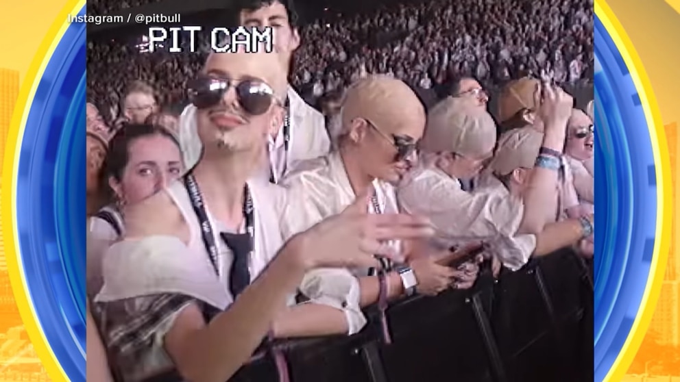 WATCH:  Pitbull hopes to set world record during concert