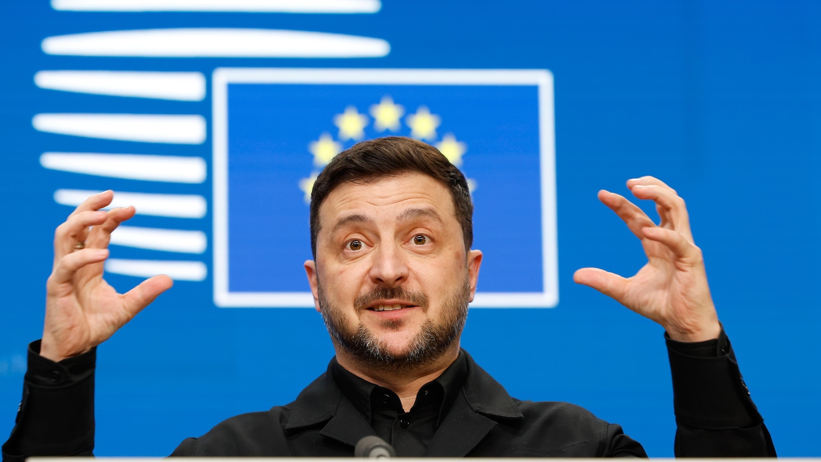 Украинският президент Володимир Зеленски казва че среща с президента на