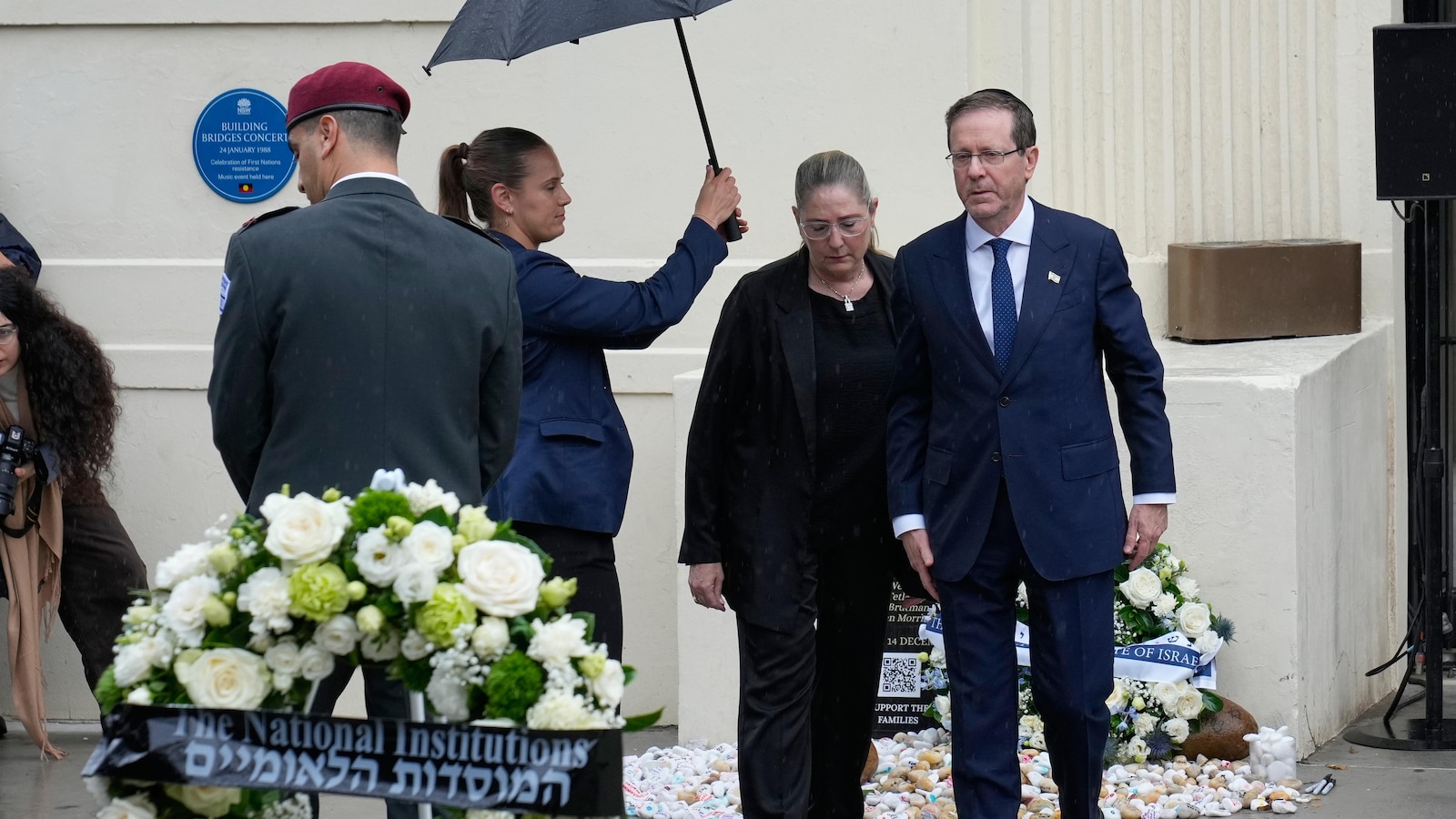 Израелският президент Исак Херцог посещава Австралия за да подкрепи еврейската