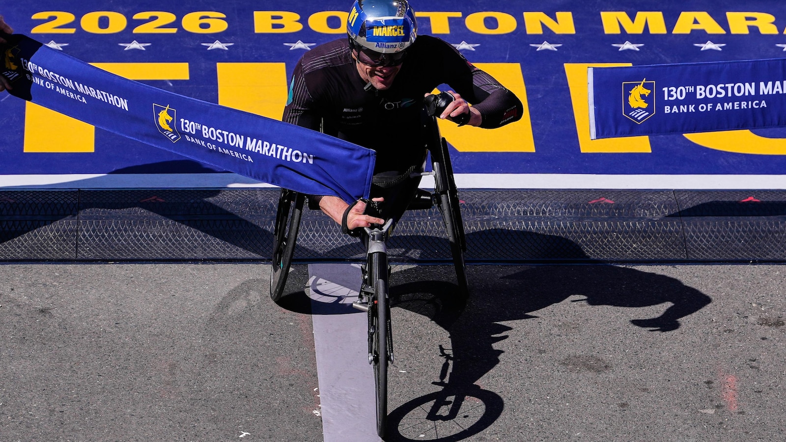 Switzerland great Marcel Hug claims his ninth Boston Marathon wheelchair title