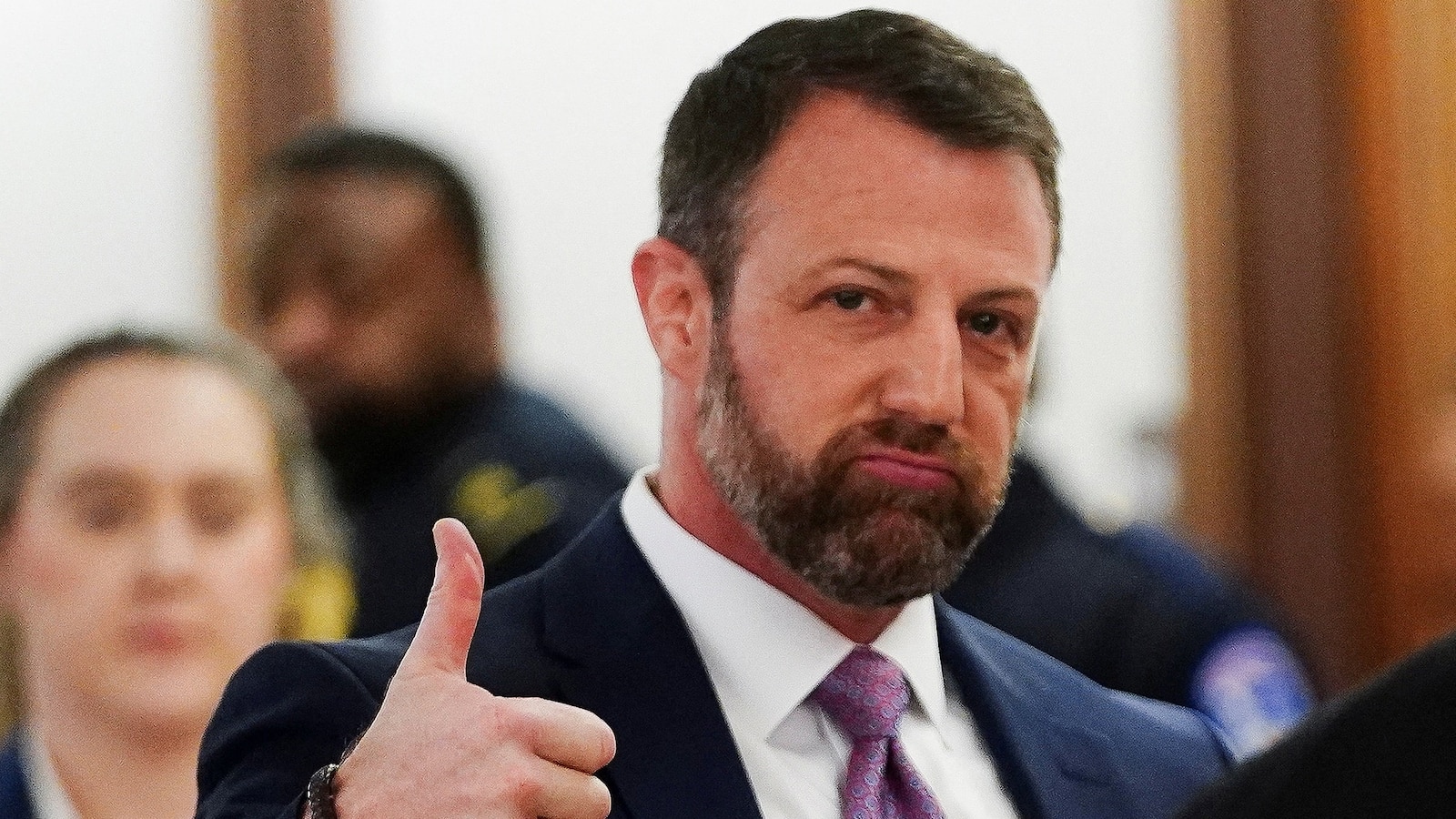 Markwayne Mullin nomination to be DHS secretary narrowly clears Senate committee with support from Democrat Fetterman