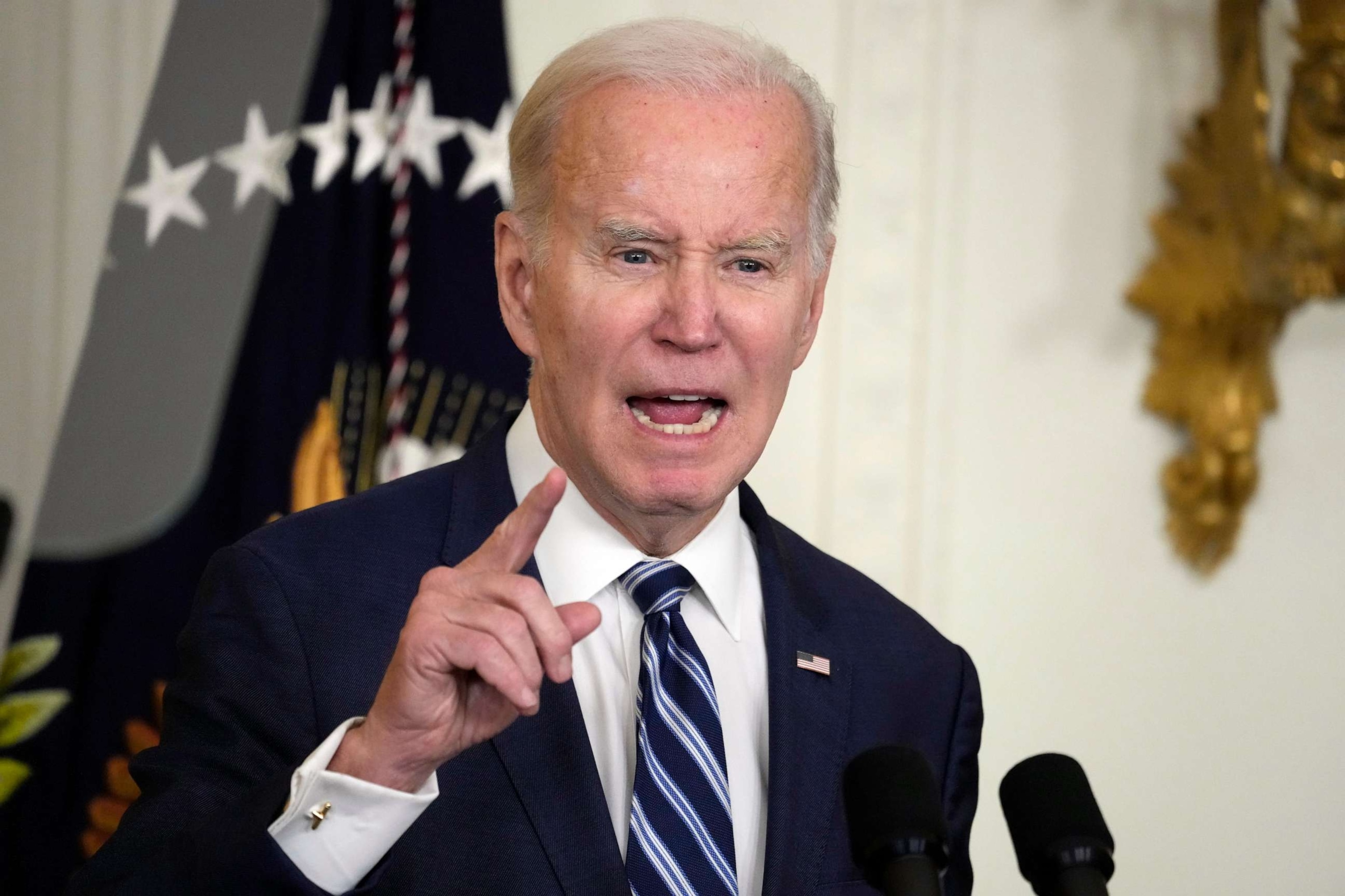 PHOTO: President Joe Biden speaks, Feb. 27, 2023, at the White House in Washington.