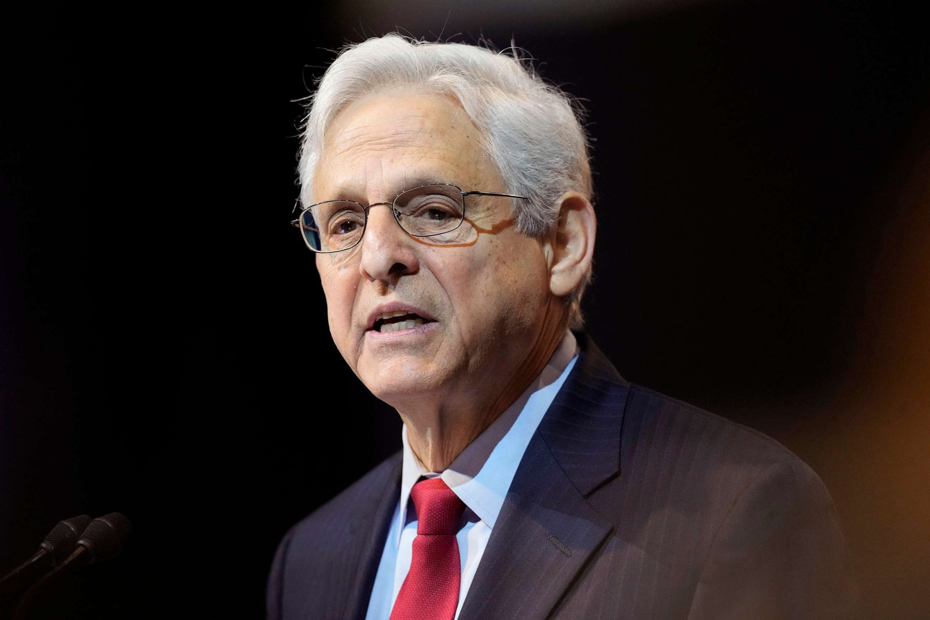 PHOTO: FILE - Attorney General Merrick Garland speaks during a meeting, Aug. 7, 2023, in Denver.