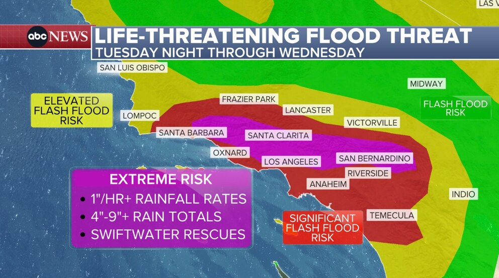 PHOTO: life-threatening flood graphic