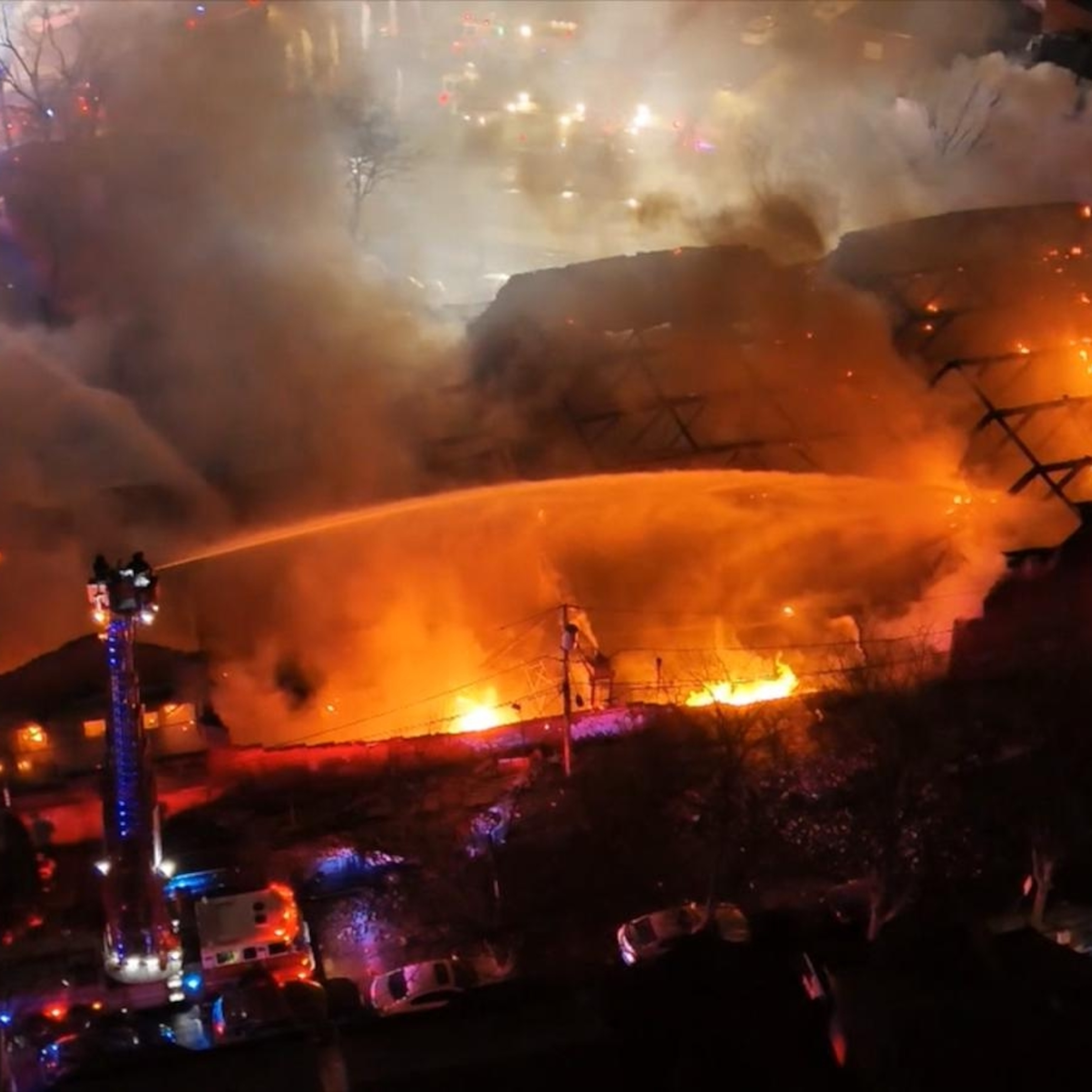 Video Massive 5-alarm fire at abandoned New Jersey chemical
