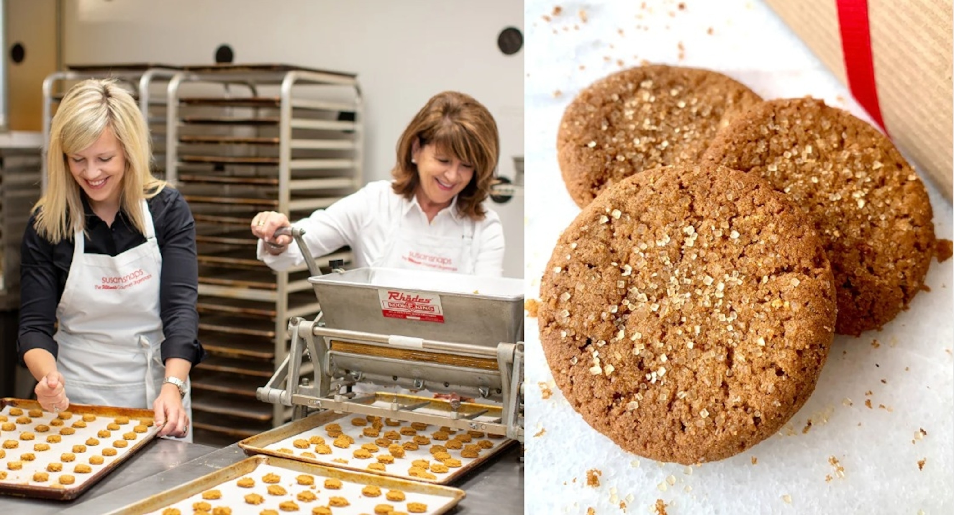 Susansnaps: Gingersnap Cookie Gift Box (60 Cookies)