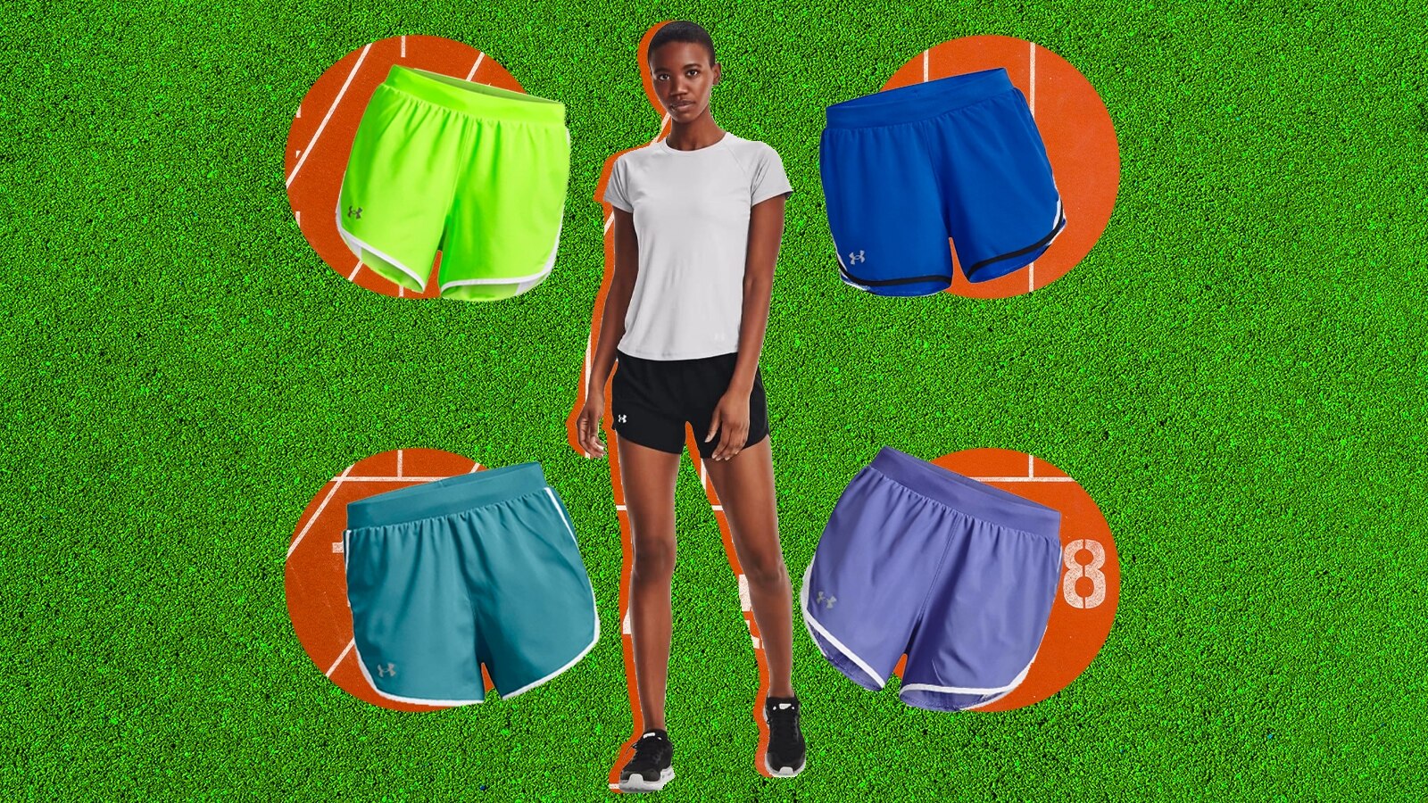 Shop Under Armour running shorts on Amazon