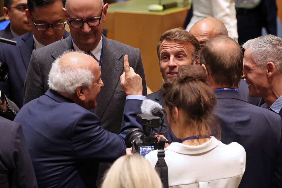 PHOTO: US-FRANCE-POLITICS-UNGA-DIPLOMACY