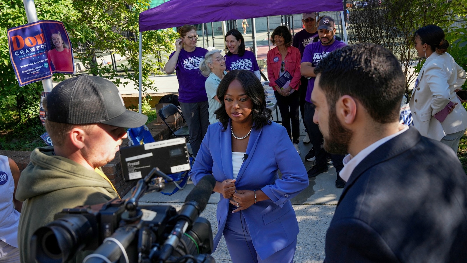 Democratic socialist Janeese Lewis George wins Democratic primary for DC mayor