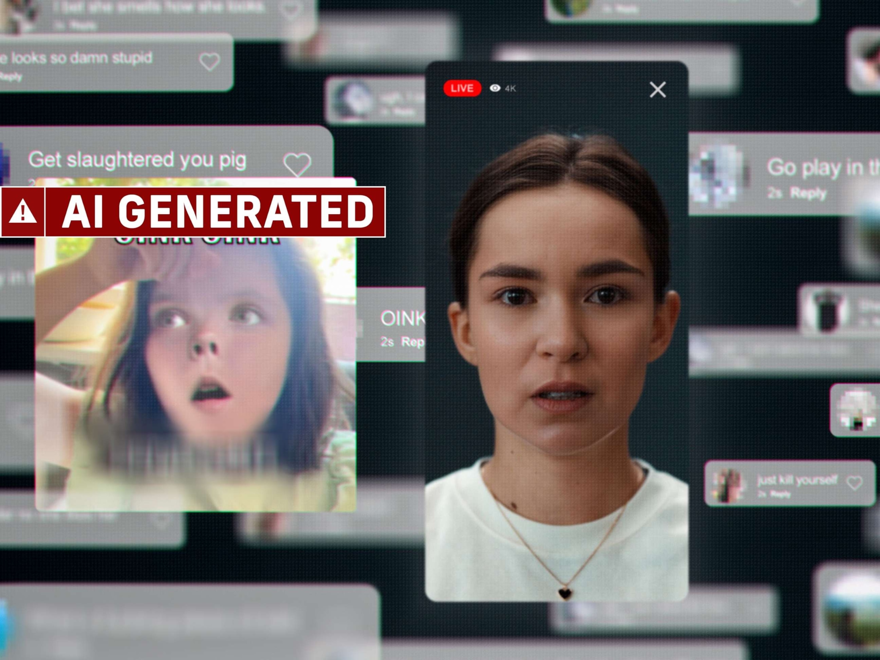 PHOTO: A screenshot from a recent Deutsche Telekom ad raising awareness about oversharing personal data online.