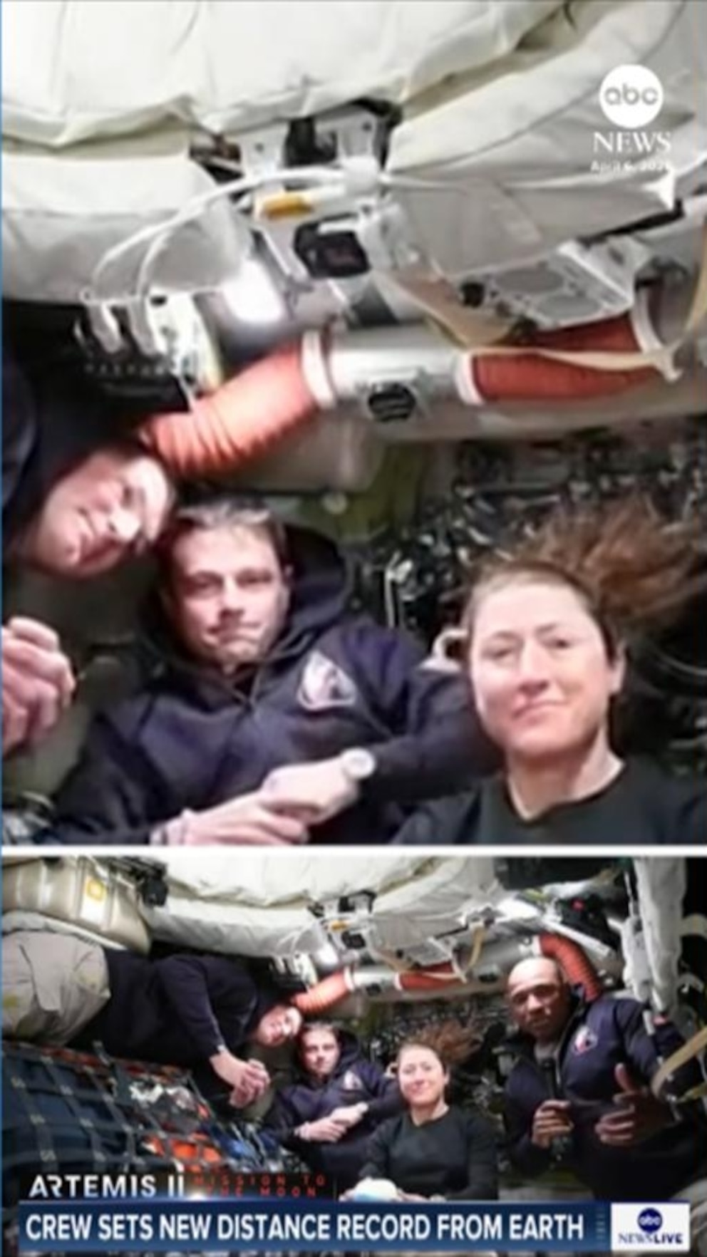 Video Artemis II crew begins lunar flyby after breaking distance record