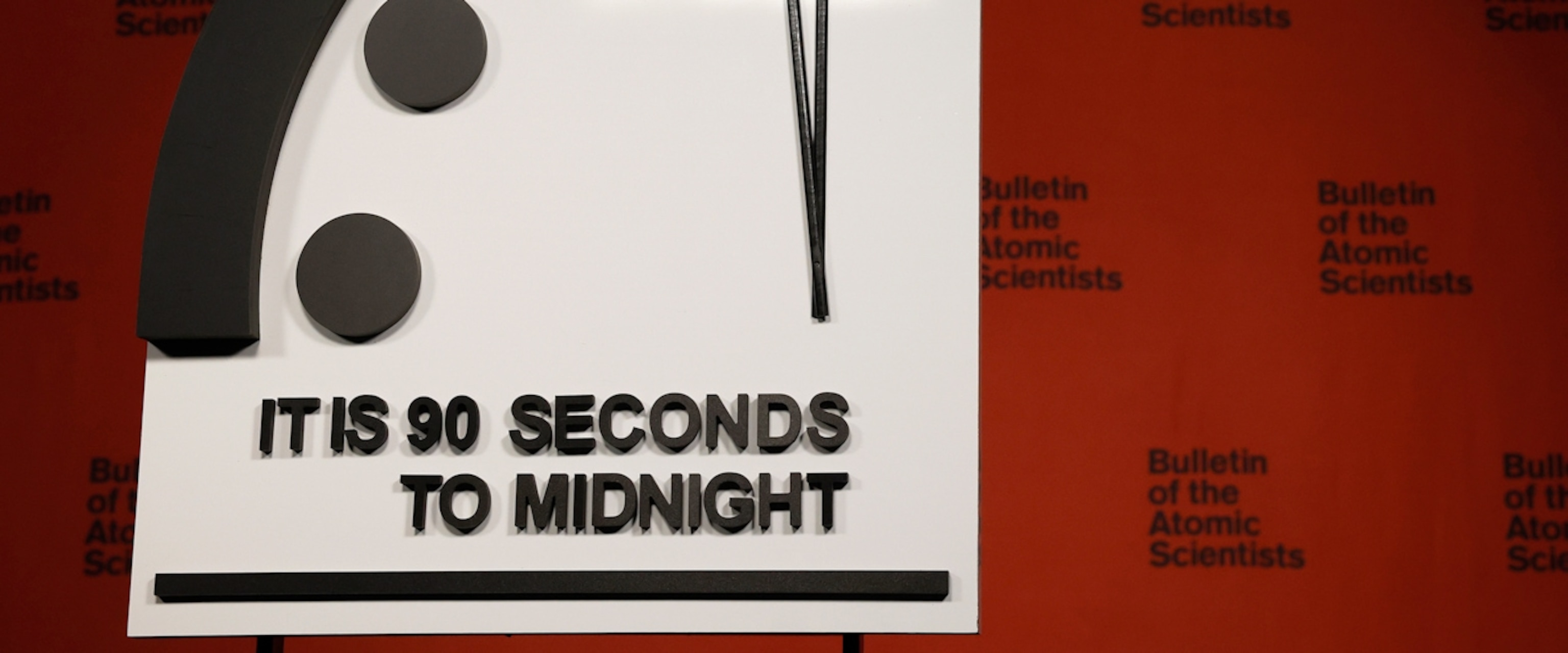Doomsday Clock' ticks 30 seconds closer to midnight's