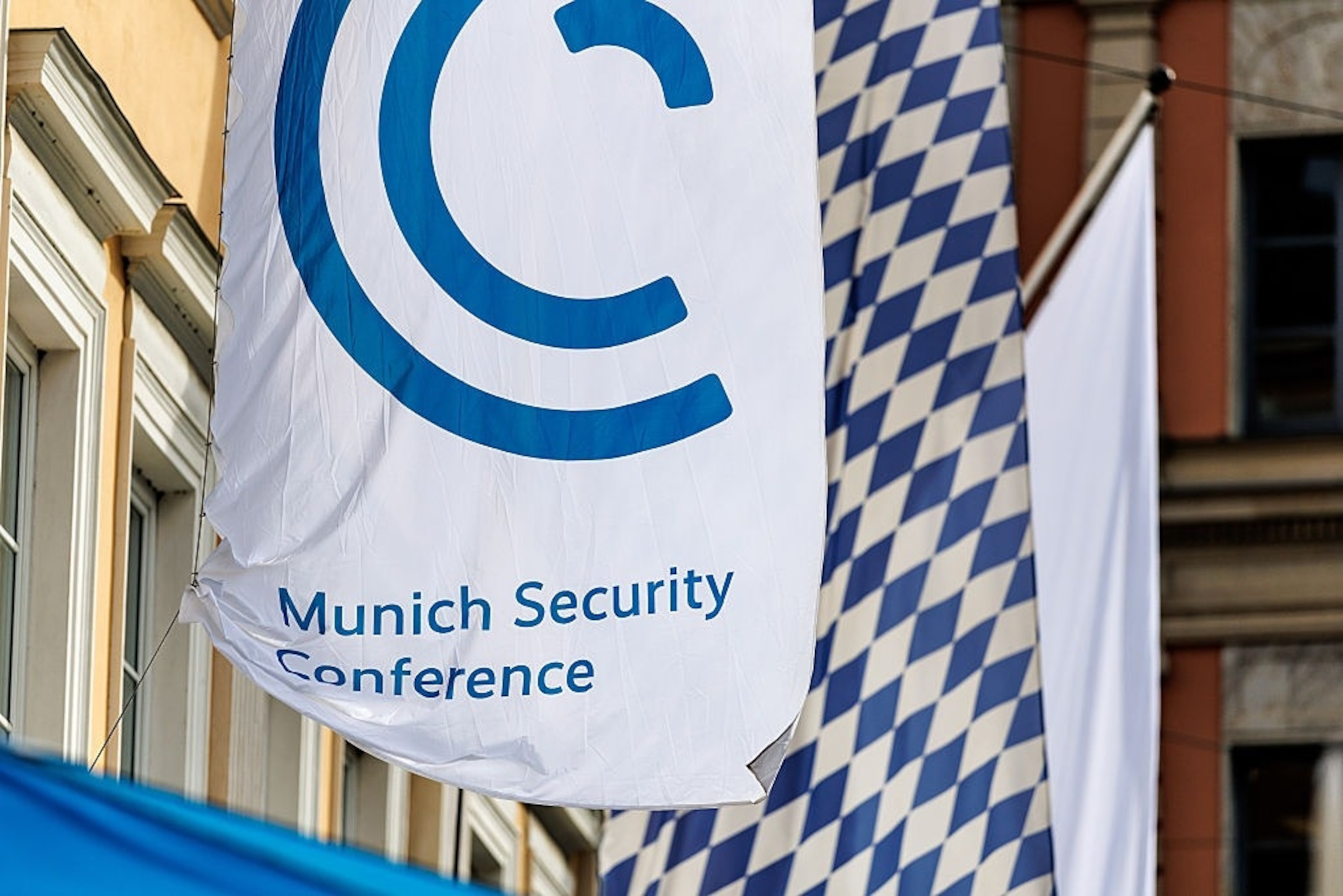 PHOTO: Logo and lettering of the Security Conference