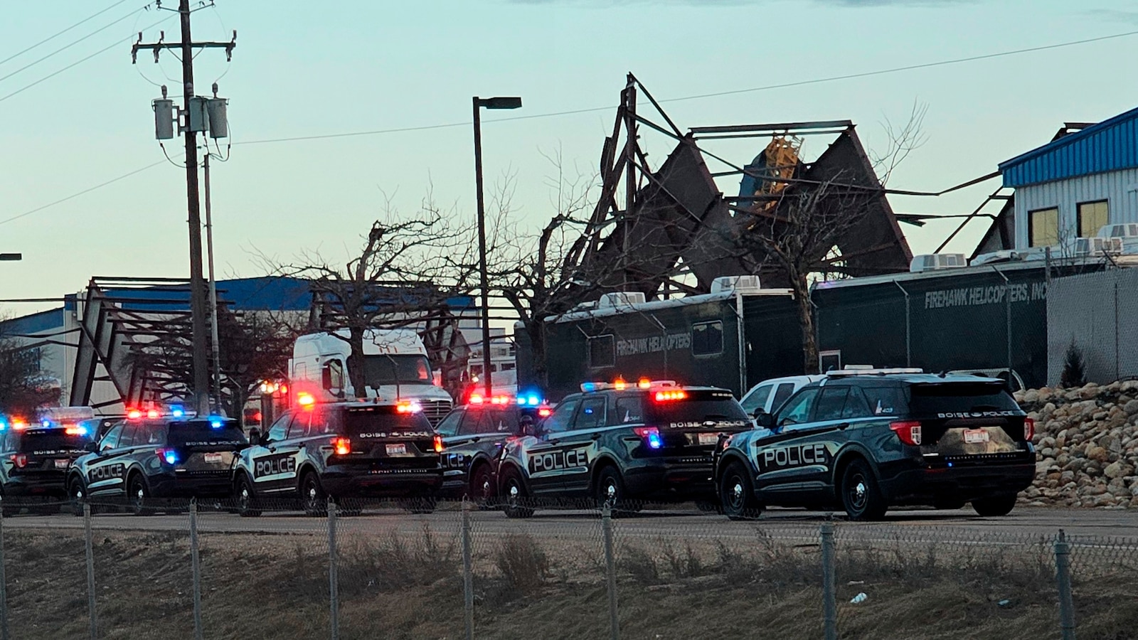 12 injured in Boise building collapse near airport