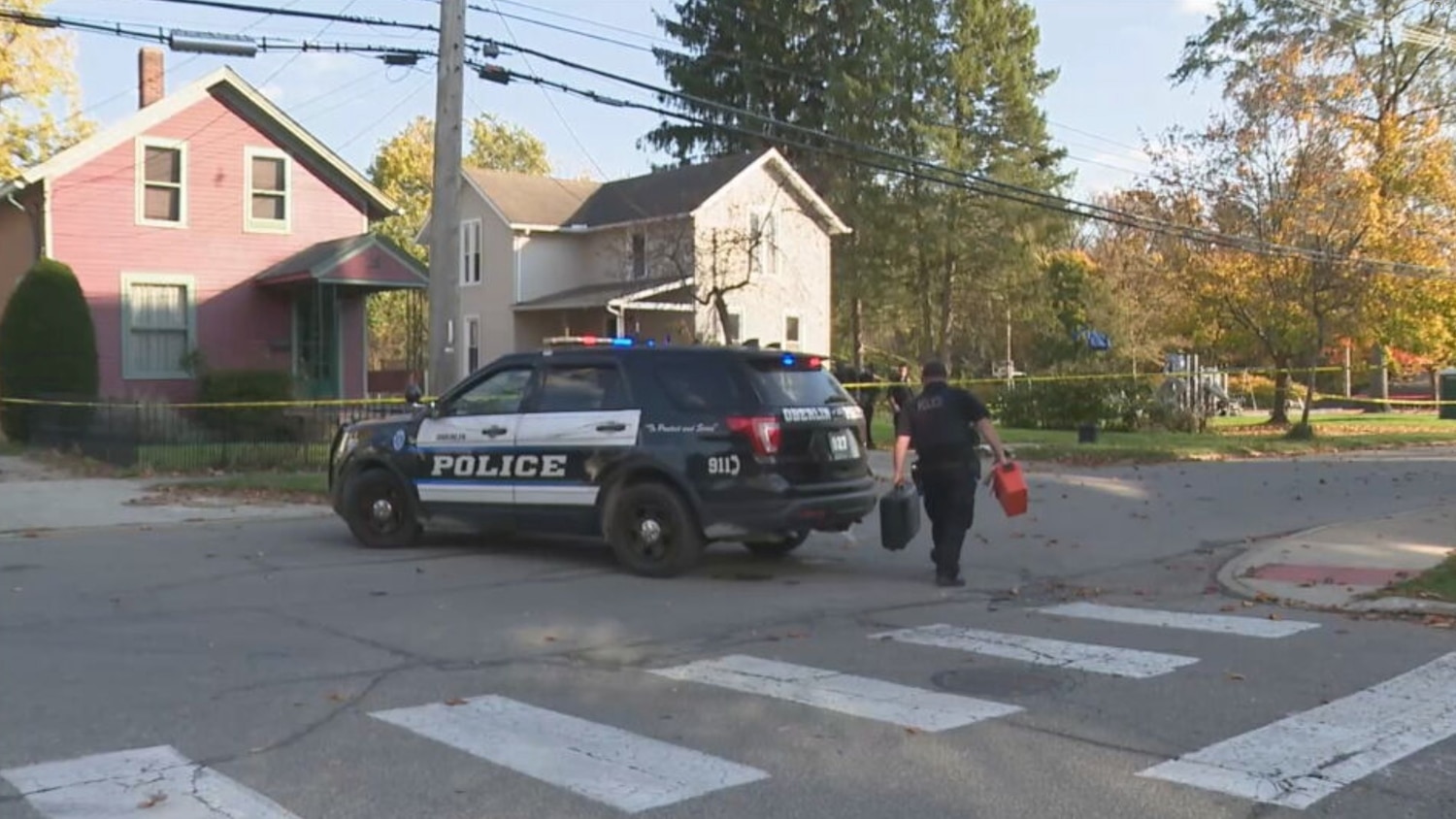 Oberlin, Ohio, police investigate a shooting, October 28, 2026, that left an Oberlin College professor and his wife dead and a 31-year-old man under arrest in the double homicide. WEWS