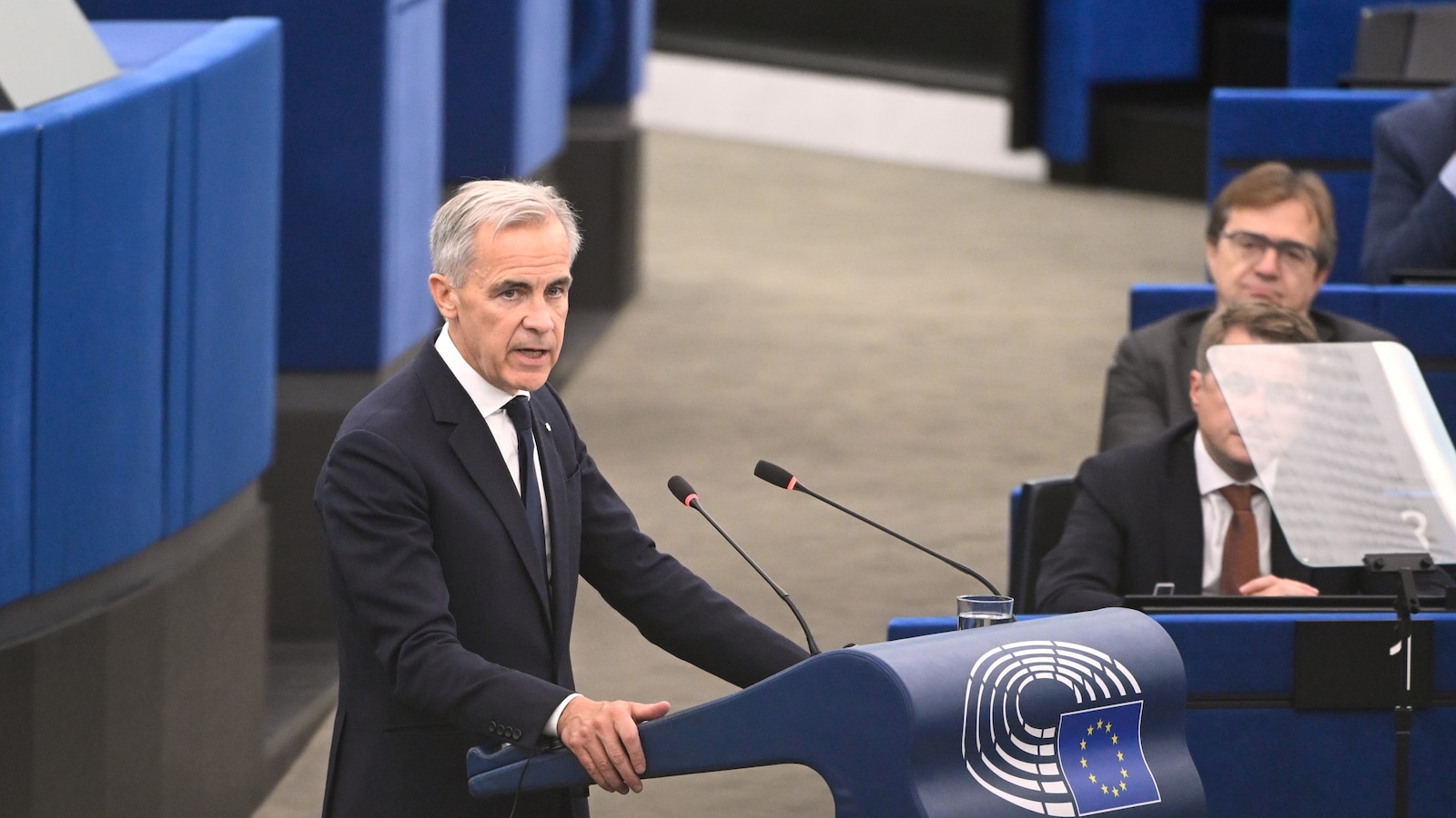 Canadian Prime Minister Mark Carney will address the European Parliament on Thursday after President Trump suggested that allowing Canada to become an associate EU member could be a “hostile act." Read more: