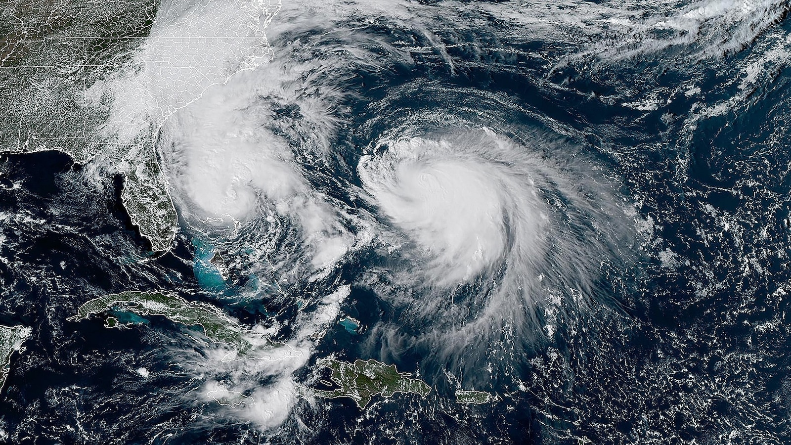 Atlantic Under Siege: Imelda Intensifies Toward Bermuda, Humberto Lashes Island Nation