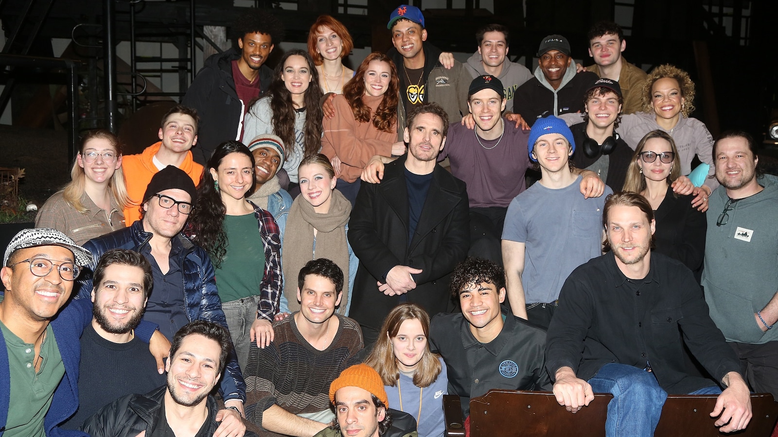 Matt Dillon poses for photo with Angeline Jolie, the cast of ‘The