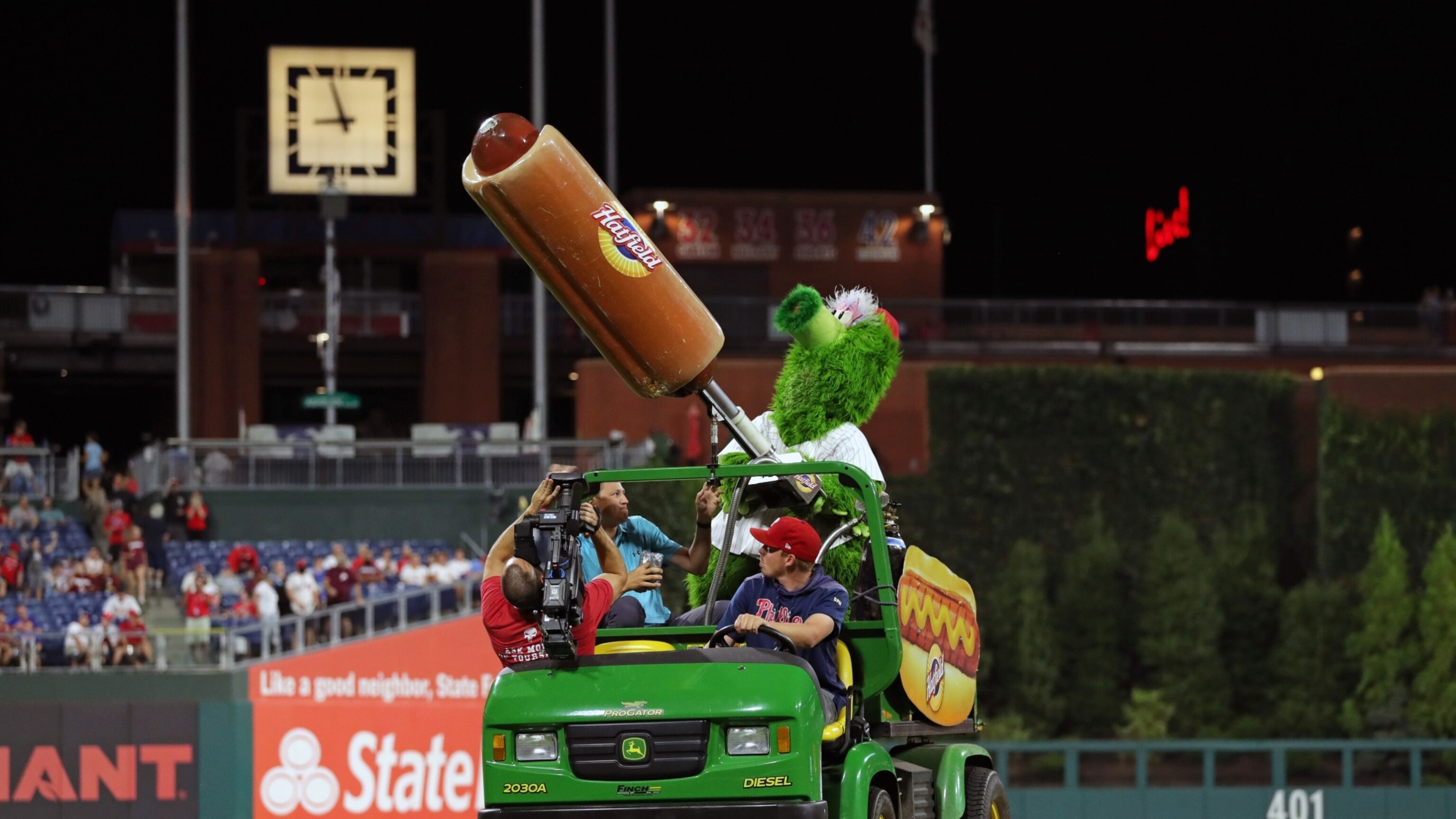 Phillies get frank on food promo, change up dollar dog night to