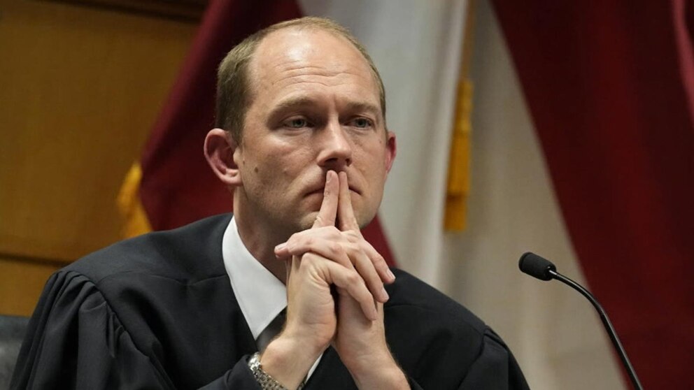 Video judge throws out 6 counts in Trump election interference