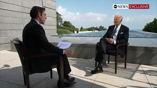 President Biden sits down with David Muir on the 80th Anniversary of D-Day