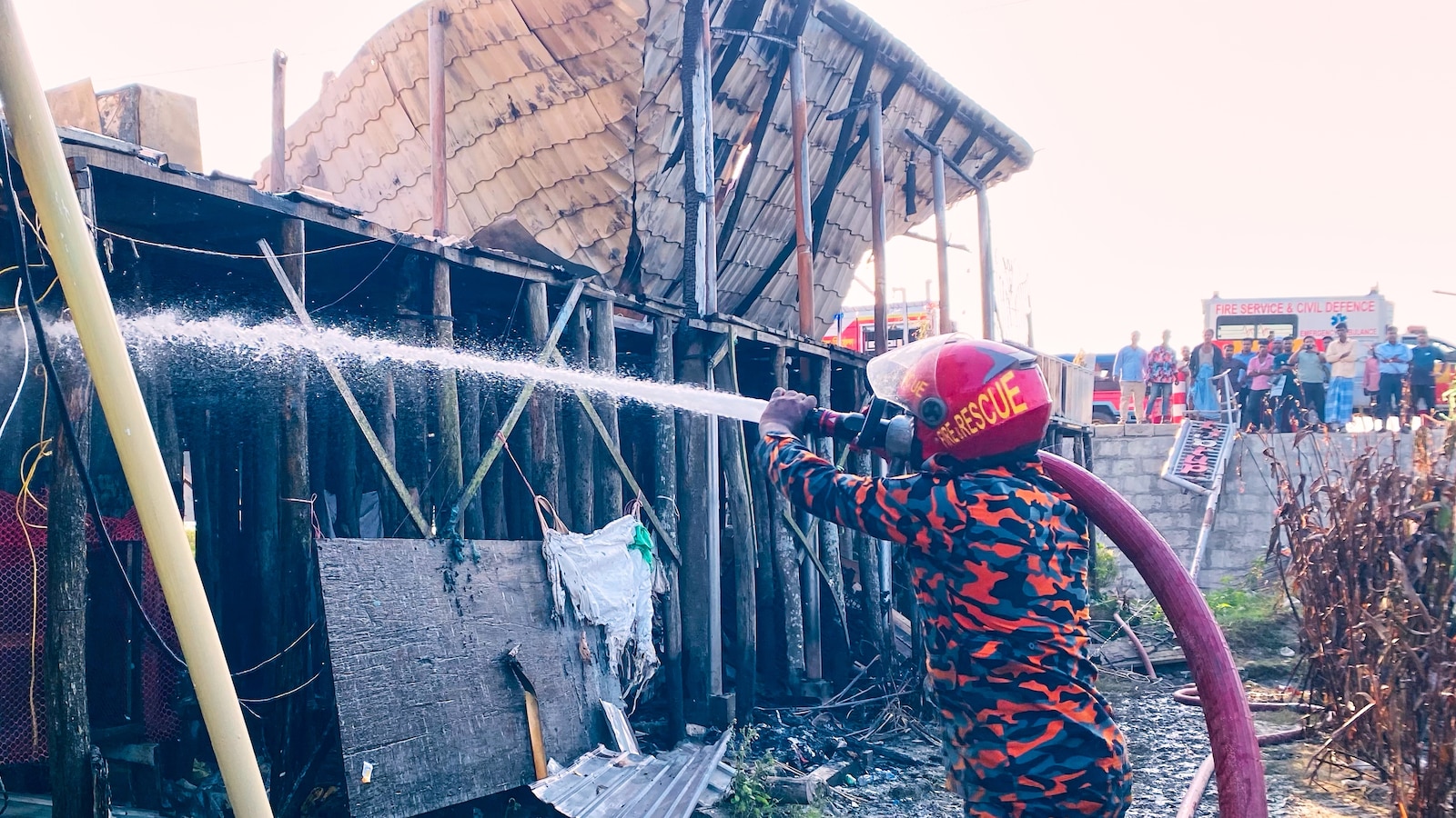 Fire guts a Bangladeshi beach resort, killing 10 people
