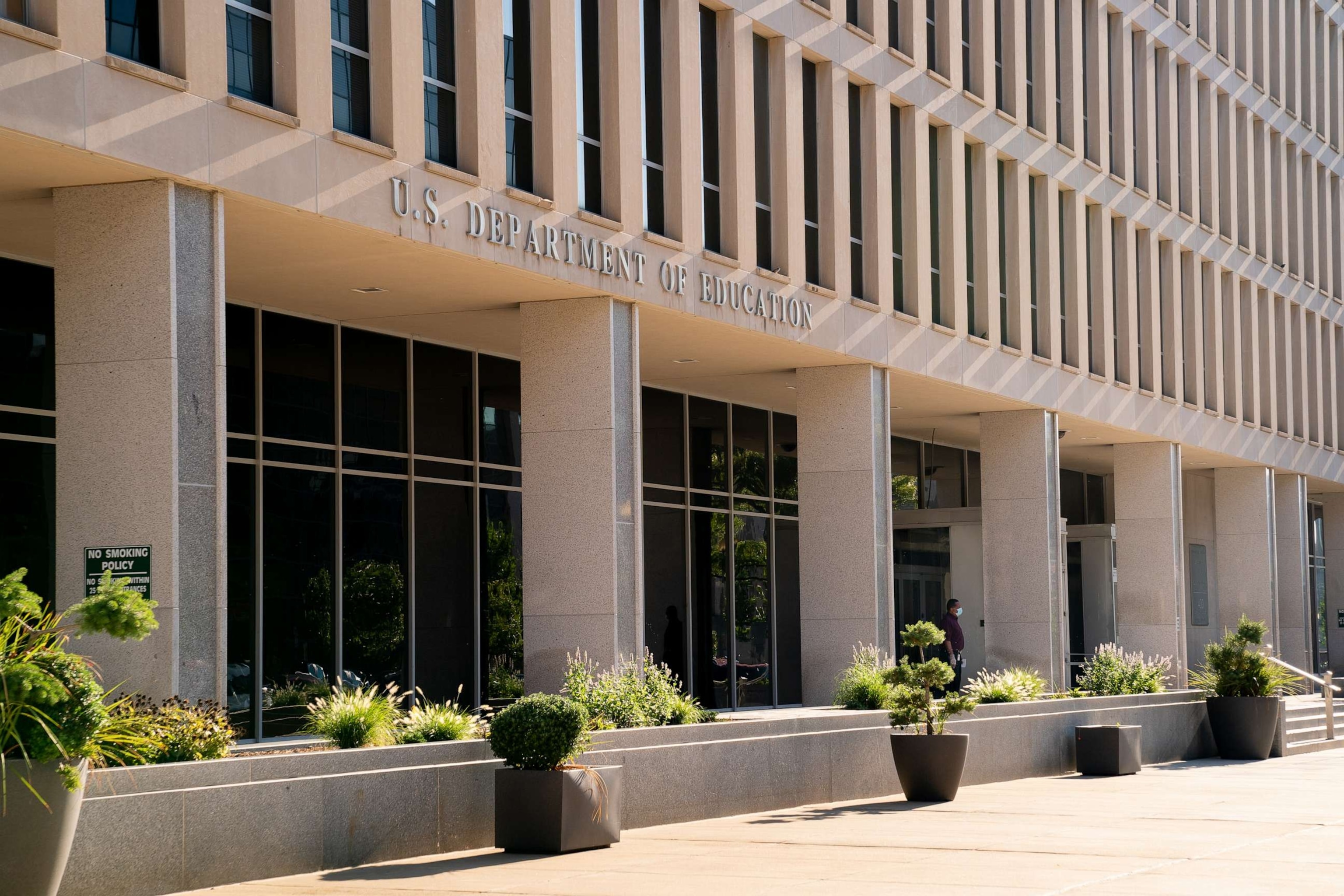 PHOTO: The U.S. Department of Education building stands in Washington, D.C., Aug. 18, 2020.