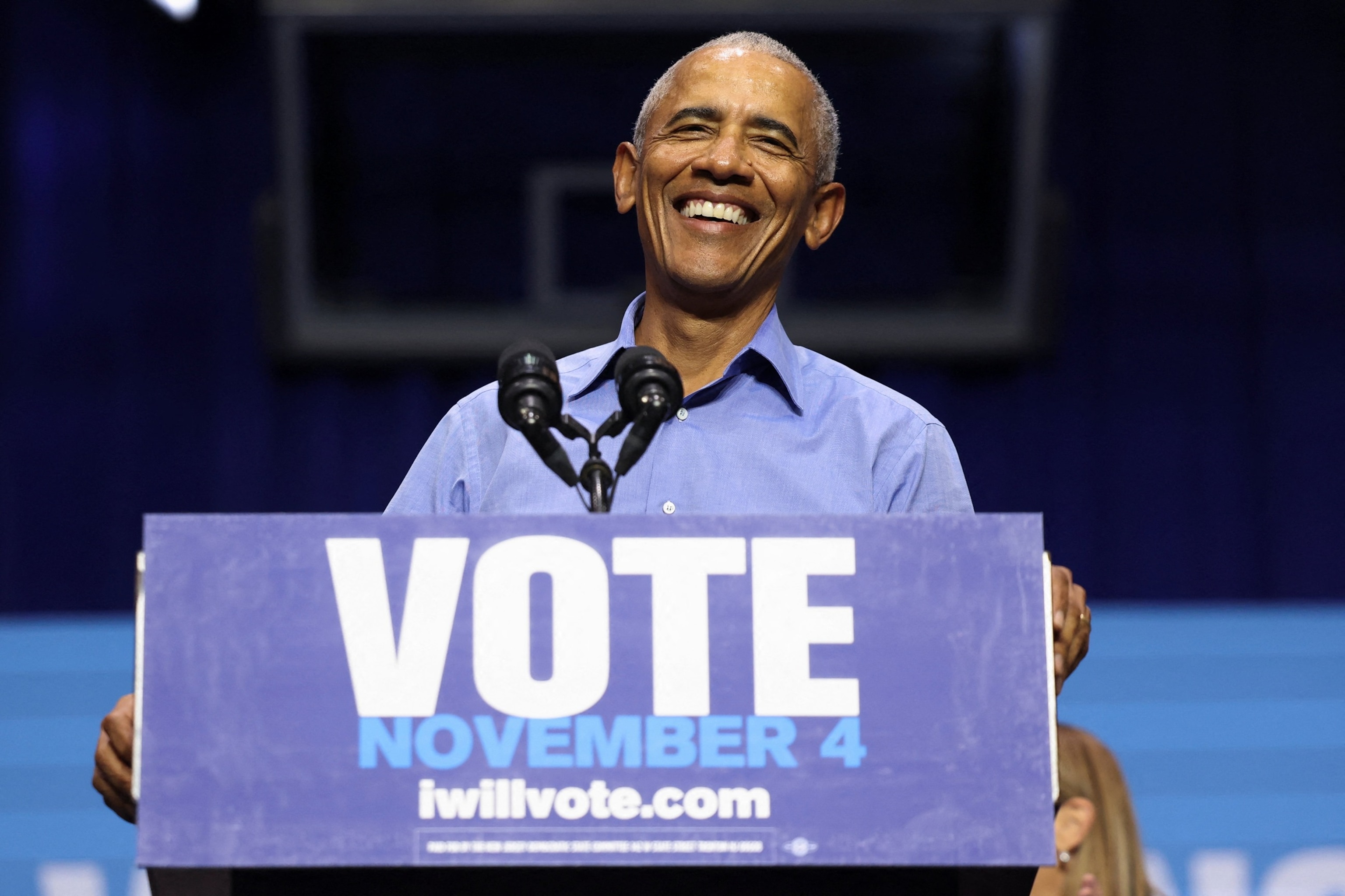 PHOTO: Campaign rally for Democratic candidate for New Jersey governor Mikie Sherrill, in Newark