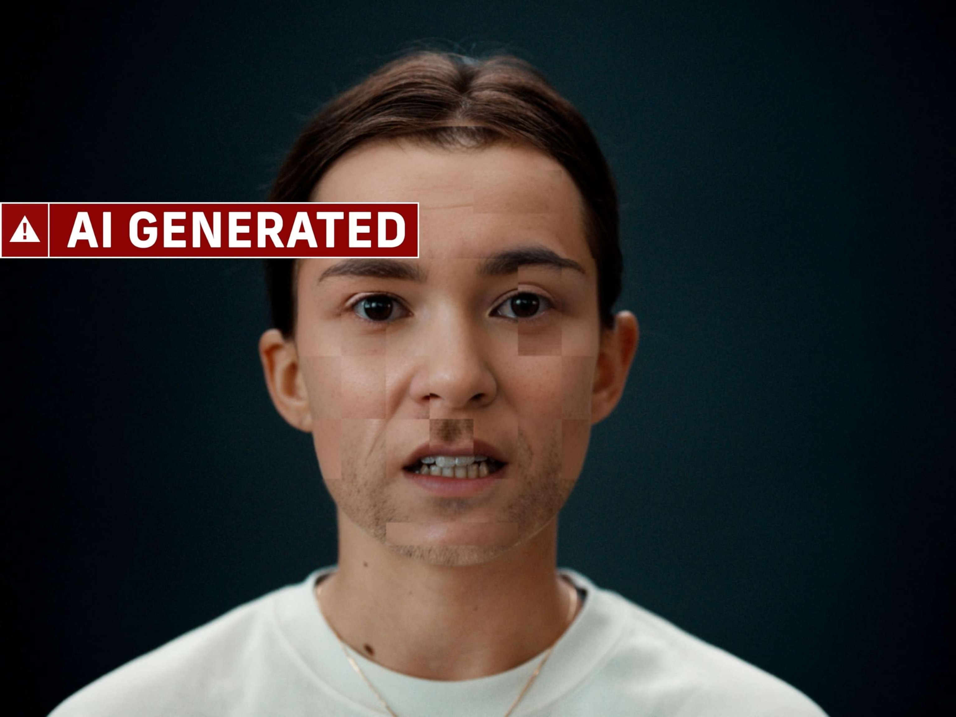 PHOTO: A screenshot from a recent Deutsche Telekom ad raising awareness about oversharing personal data online.