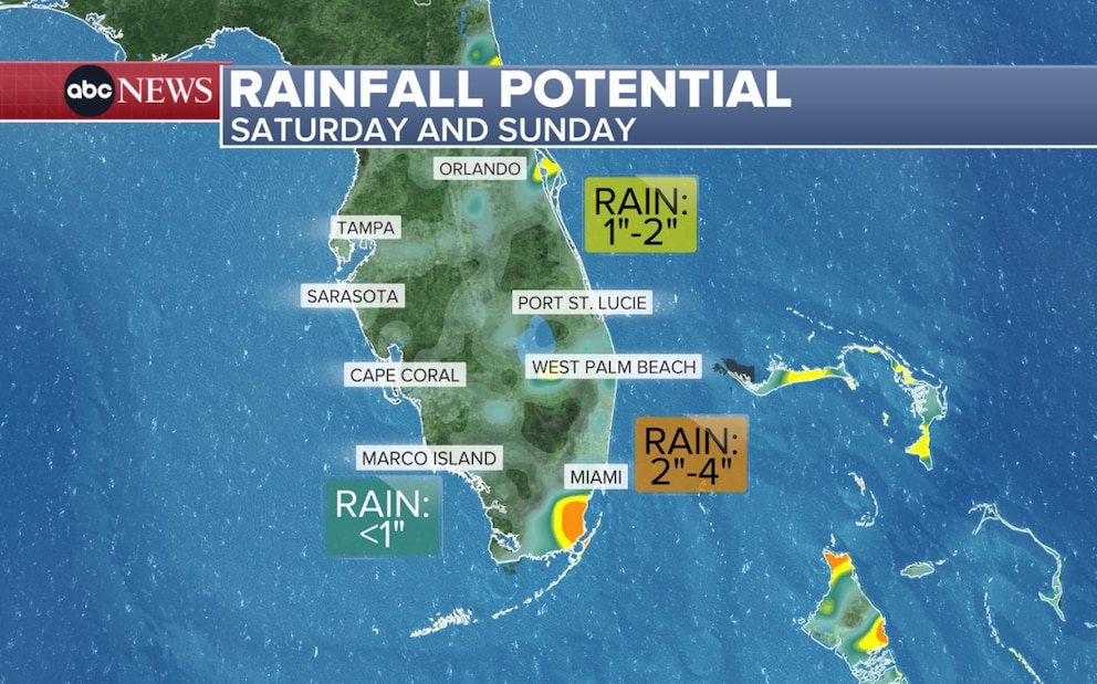 PHOTO: rainfall potential map