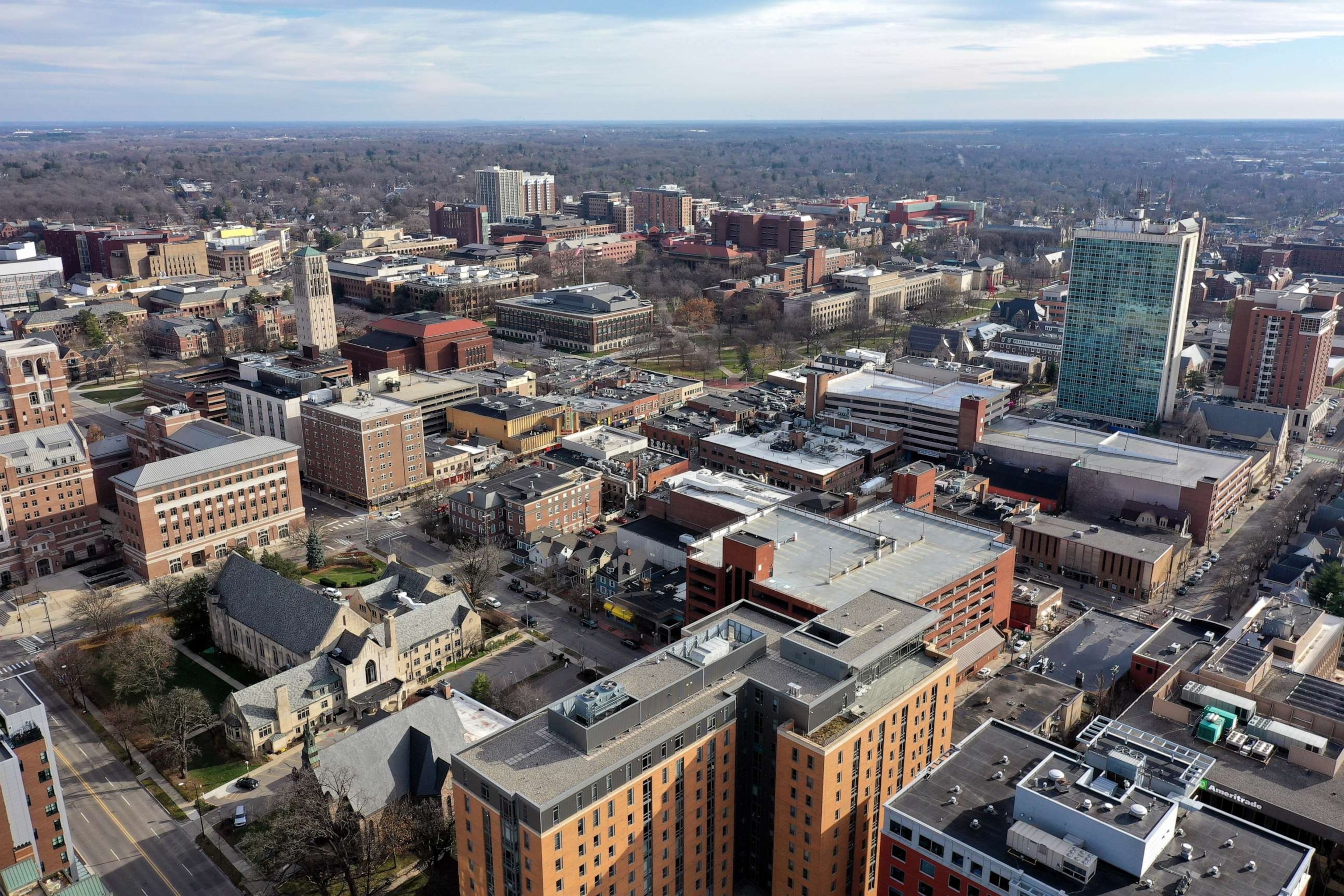 PHOTO: Stock photo of downtown Ann Arbor, Michigan.