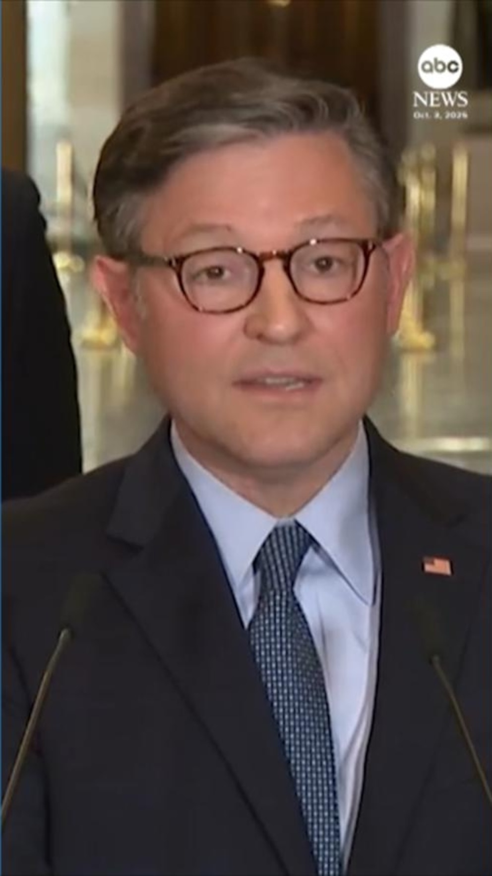 NextImg:Video House Speaker Johnson says Trump is 'trolling the Democrats' during shutdown