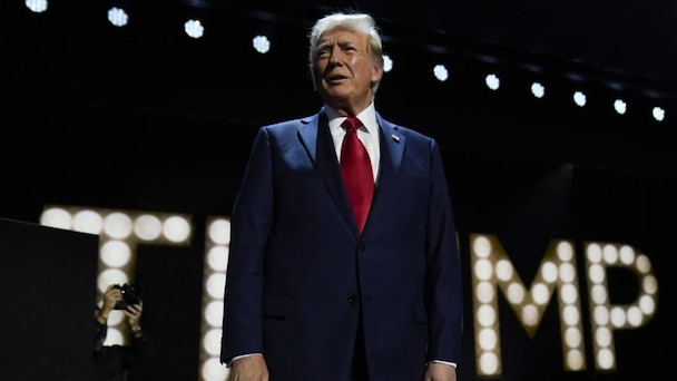 Trump takes the stage at RNC