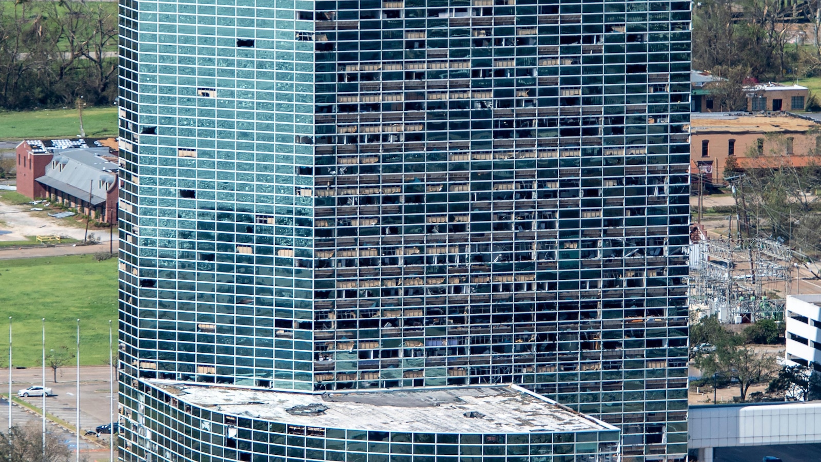  A hurricane-damaged Louisiana skyscraper is set to be demolished Saturday