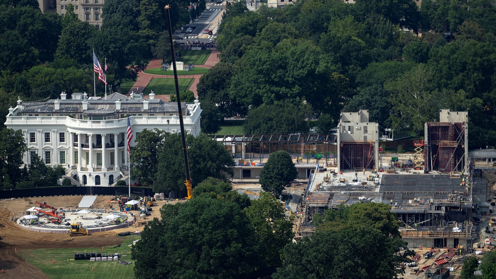 Thumbnail for Trump appeals to Supreme Court to allow White House ballroom construction to continue