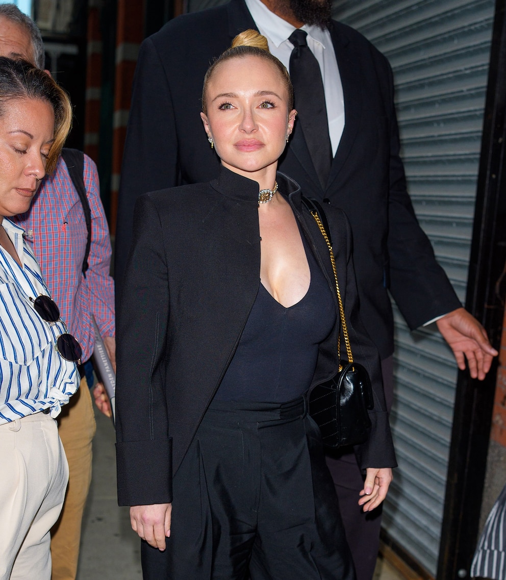 PHOTO: Hayden Panettiere is seen arriving to her book signing,  May 19, 2026, in New York.