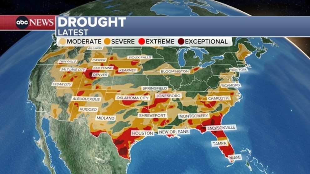 PHOTO: drought map