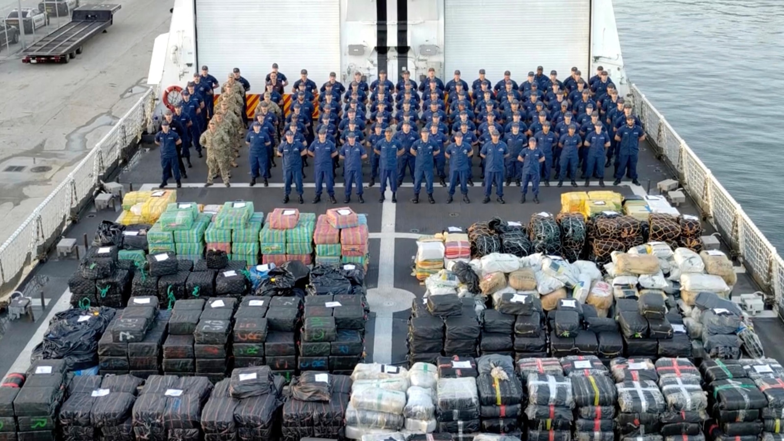 U.S. Coast Guard Seizes Record 76,000 Pounds of Drugs Valued at Nearly Half a Billion Dollars