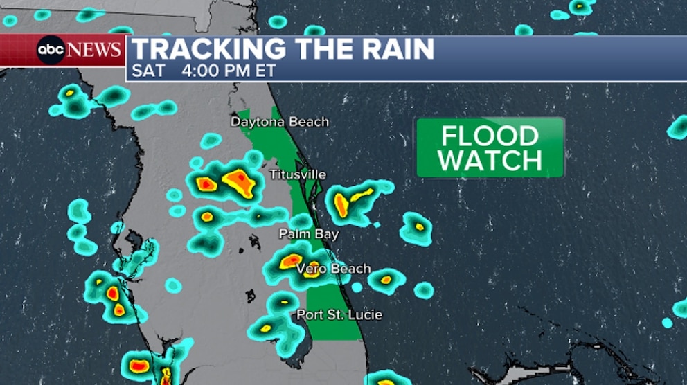 PHOTO: Tracking the rain map