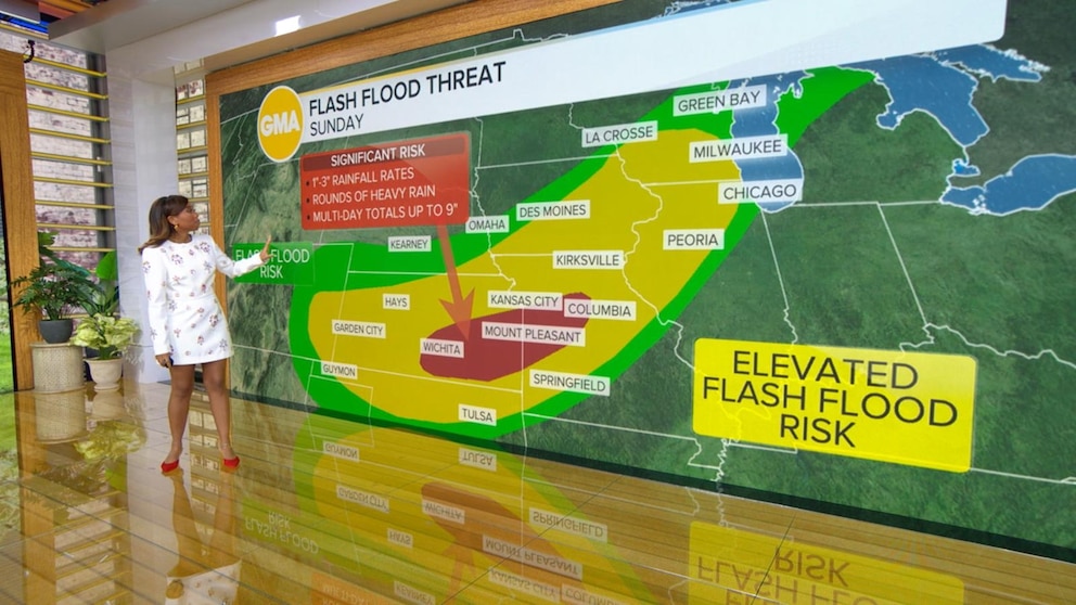 Video Severe storms and flash flooding threaten the Midwest - ABC News