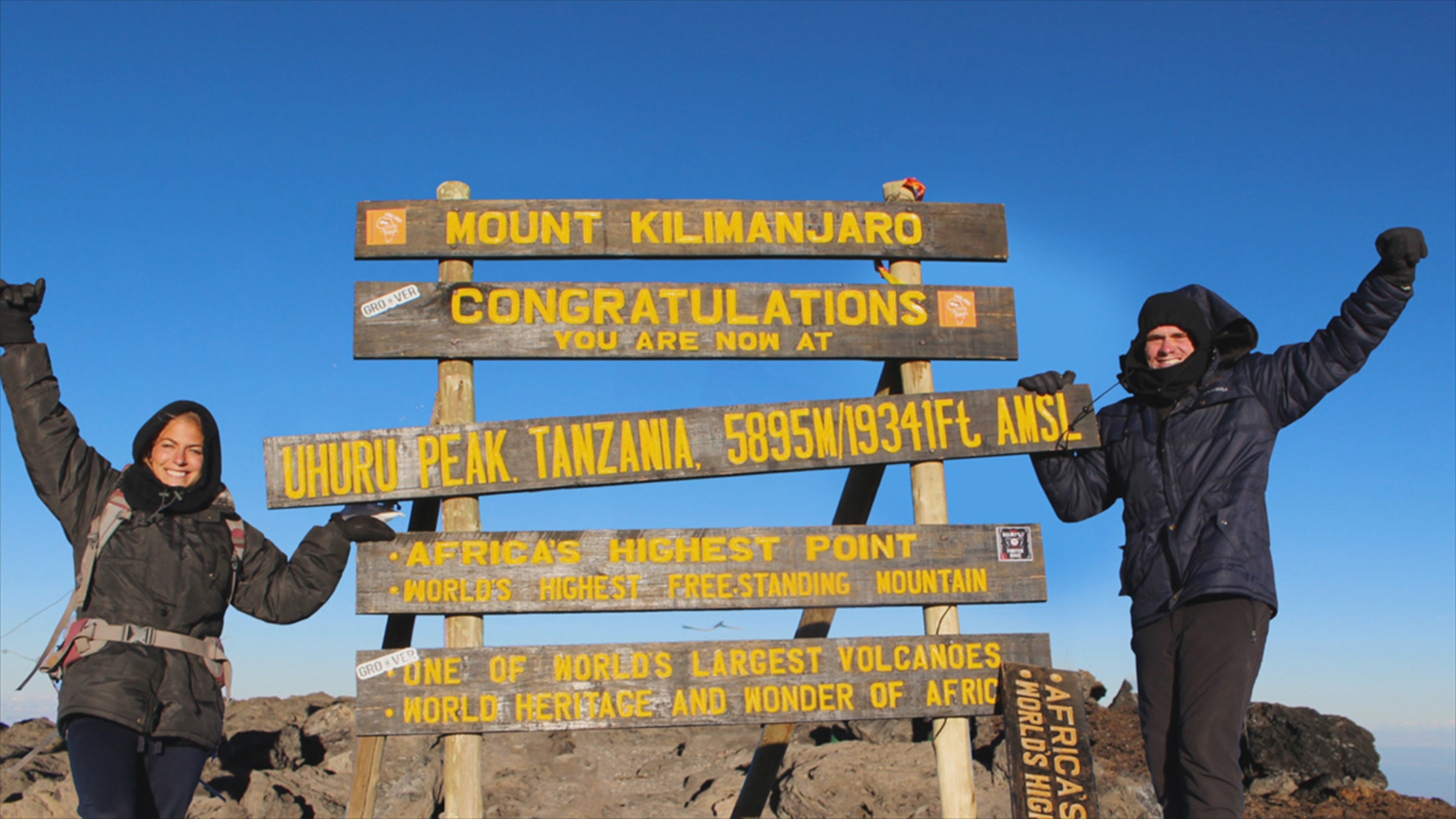 PHOTO: Shayna Unger and Scott Lehmann became the first deaf Americans to reach Everest in 2023.