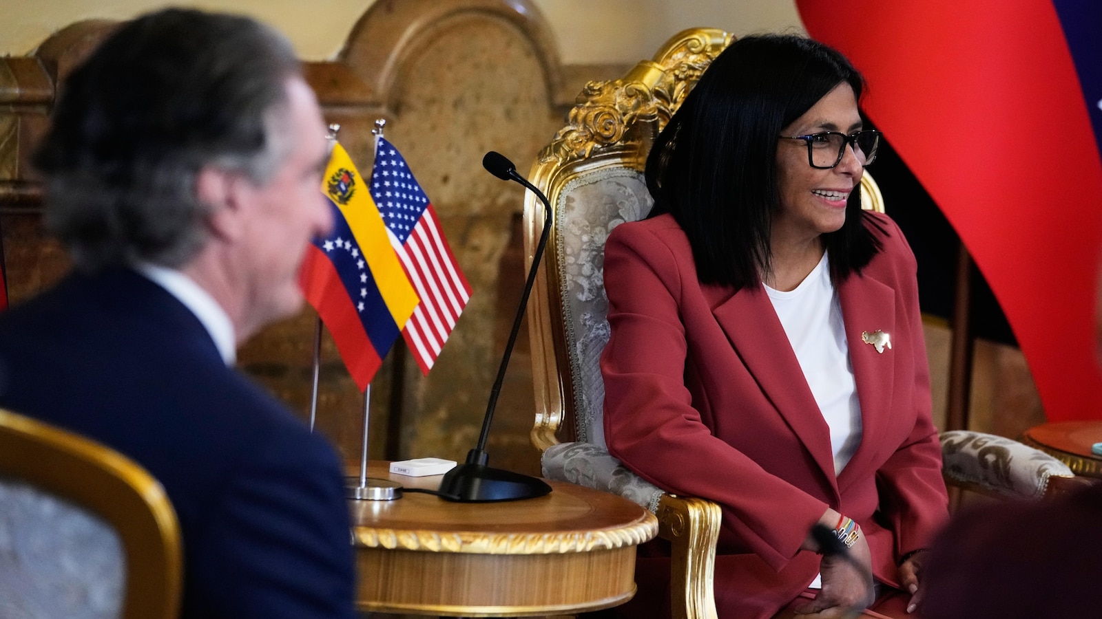 Venezuela’s Delcy Rodríguez pitches newly opened oil sector to investors at Miami summit