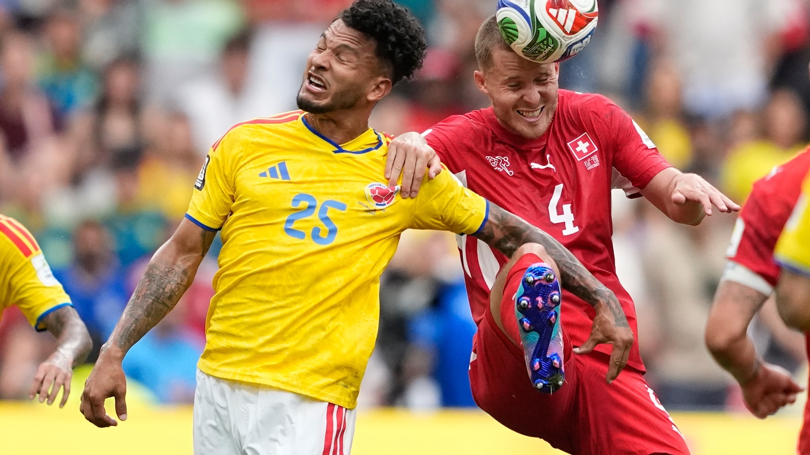  Vargas sends Switzerland to World Cup quarterfinals in shootout win over Colombia