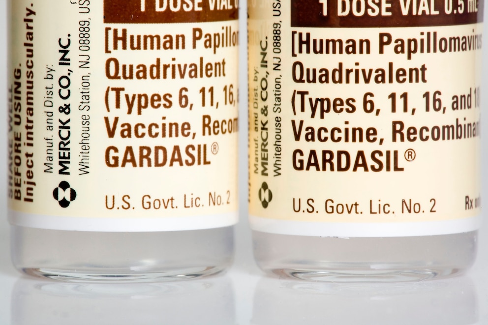 Bottles of Merck & Co.'s cervical cancer vaccine Gardasil. 