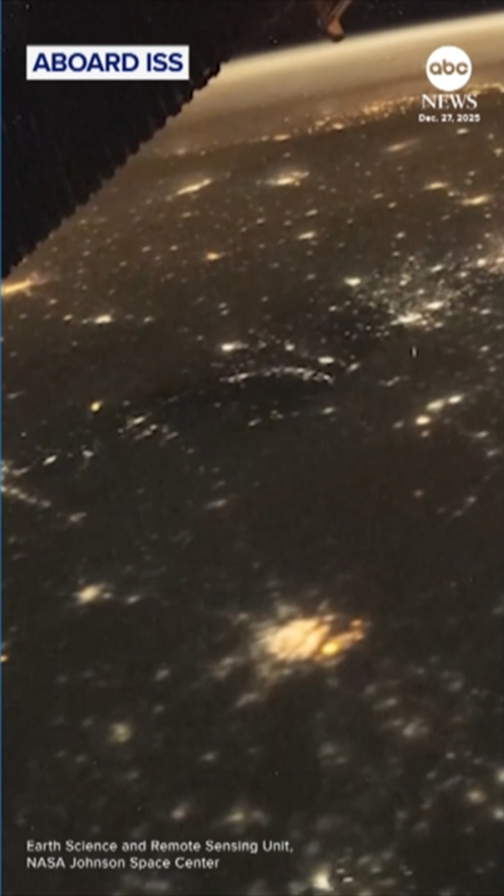 Video ISS sees Russian strikes on Ukraine from space