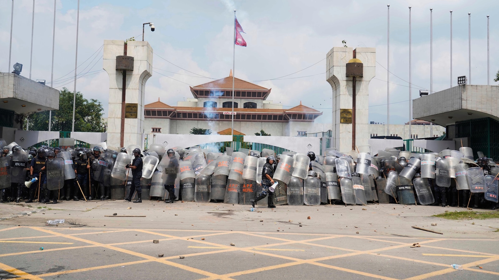 Protesters in Nepal clash with police as govt blocks social media Protesters in Nepal clash with police as govt blocks social media