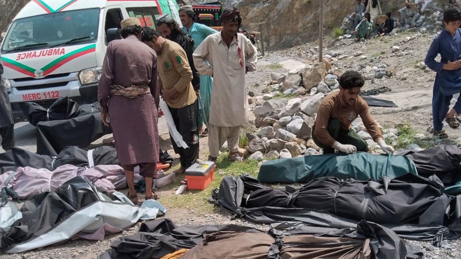 Overcrowded bus plunges into ravine in Pakistan, killing 40 passengers and injuring 8