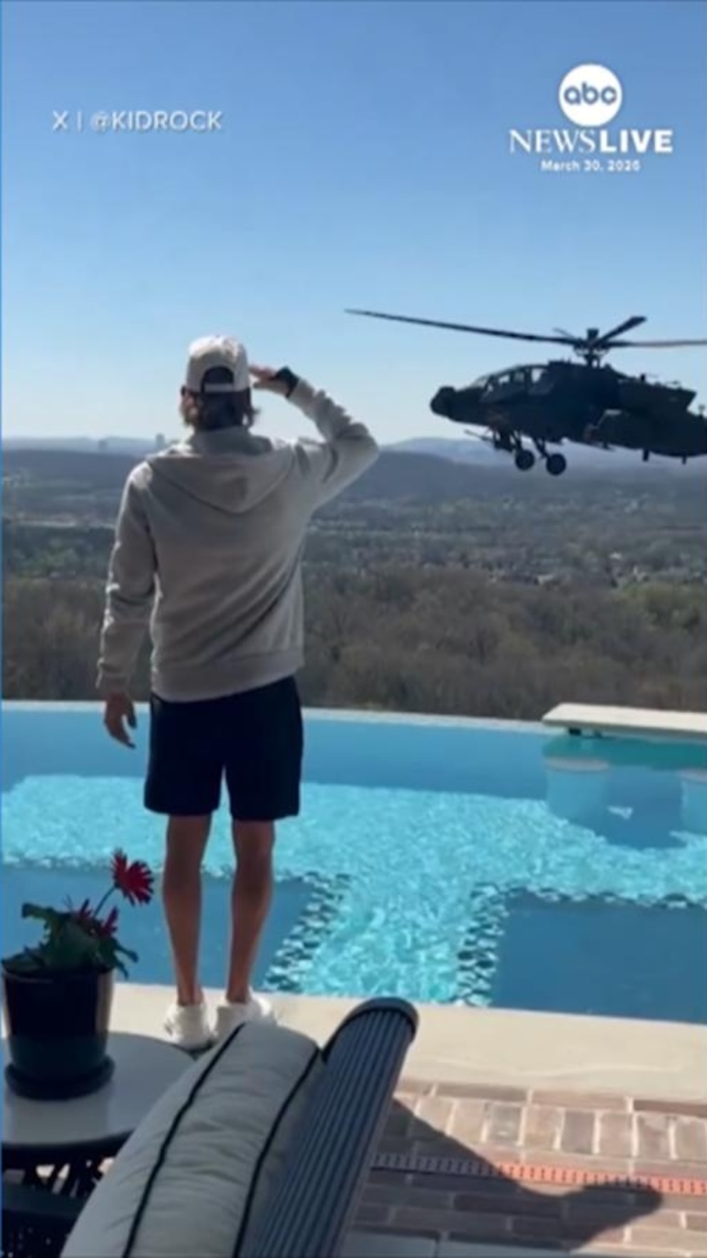 Video Investigation underway after Army helicopters fly to Kid Rock's house