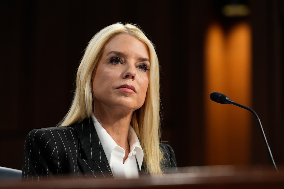 PHOTO: Pam Bondi, President-elect Donald Trump's choice to lead the Justice Department as attorney general, appears before the Senate Judiciary Committee for her confirmation hearing, at the Capitol in Washington,  Jan. 15, 2025.  