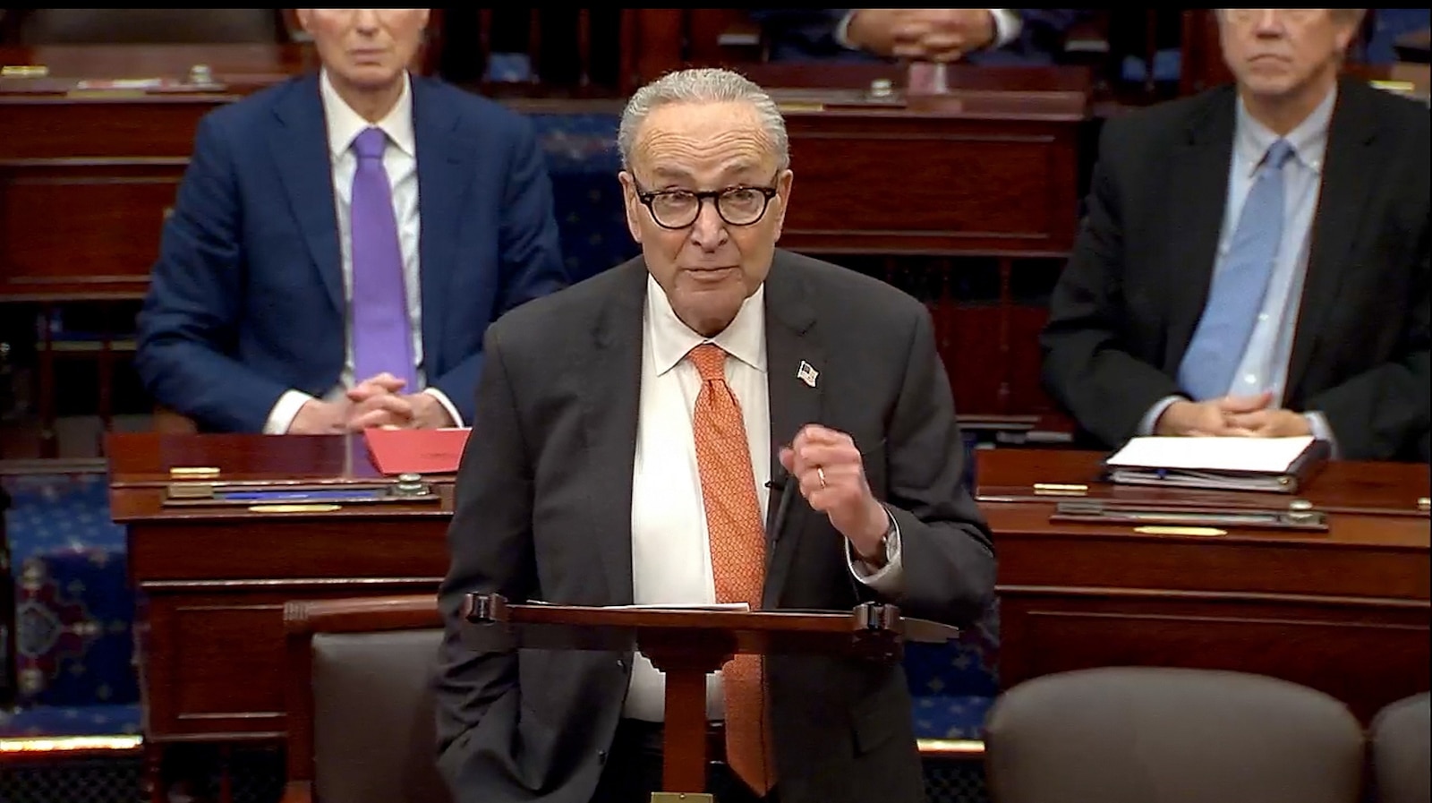 상원 민주당 지도부 브리핑